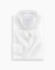 White Herringbone Luxury Shirt