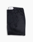 Black Cotton Casual Chino