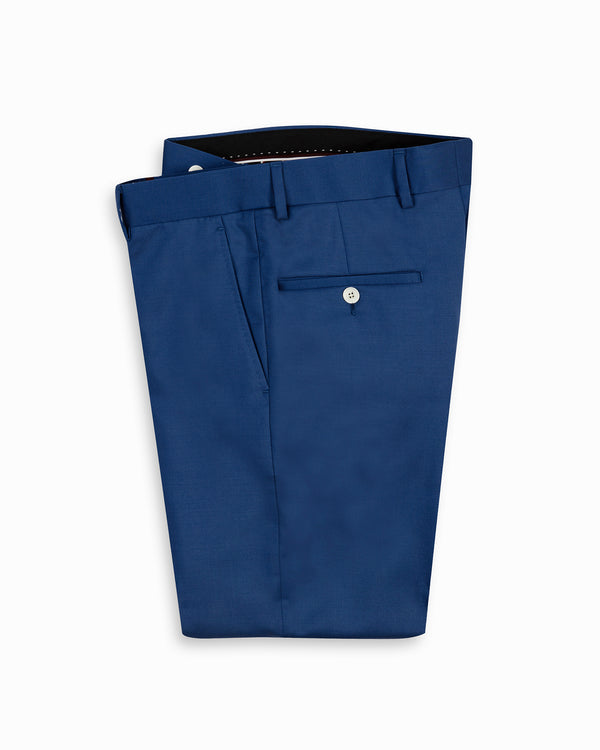 Cobalt Blue Flat Front Pant