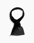 Black & Grey Cashmere Mini Scarf