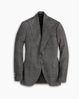 Grey Check Wool & Cashmere Ultra Peak Blazer