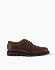 Brown Wing-Tip Brogue Shoes