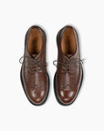 Brown Wing-Tip Brogue Shoes
