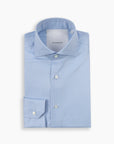 Sky Herringbone Luxury Shirt