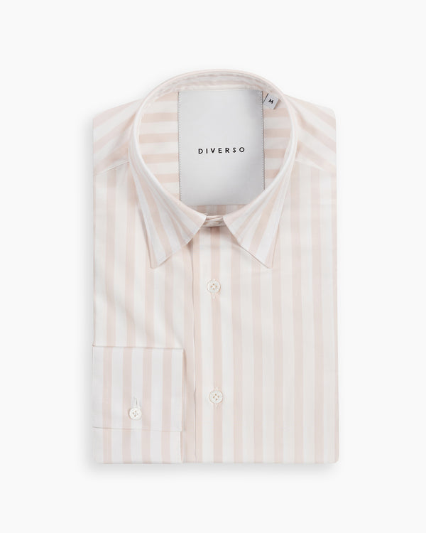 Pastel Pink Stripe Nascosto Shirt