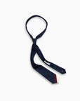 Navy Contrast Patchwork Handmade Tie