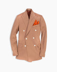 Salmon Wool Double Breasted Blazer