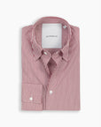 Burgundy Stripe Nascosto Shirt