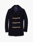 Navy Wool Toggle Peacoat