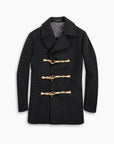 Grey Wool Toggle Peacoat
