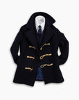 Navy Wool Toggle Peacoat