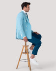 Mint Wool Double Breasted Blazer