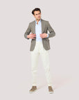Mouse Ultra Peak Hopsack Wool Blazer