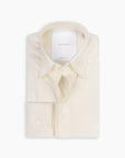 Ivory Cotton-Cashmere Nascosto Shirt