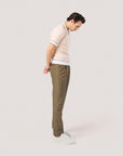Peach Knitted Cotton Polo