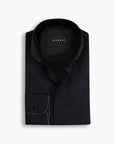Black & Charcoal Piping Shirt
