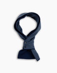 Ink & Dusty Blue Cashmere Mini Scarf