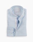 Pale Blue Oxford Twin Trim Shirt