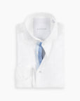 White Oxford Twin Trim Shirt