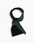 Navy & Emerald Cashmere Mini Scarf