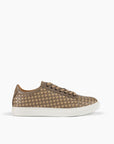 Taupe & Sand Hand Woven Sneakers