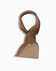 Coffee & Biscuit Cashmere Mini Scarf