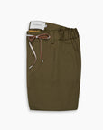 Olive Cotton Casual Chino