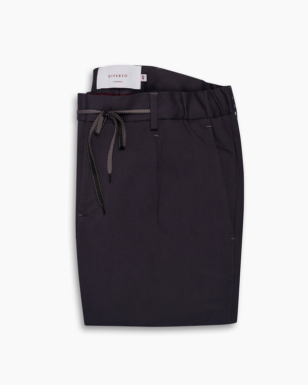 Charcoal Heavy Cotton Casual Chino