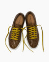 Olive Dip-Dye Woven Sneakers