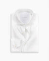 White Herringbone Luxury Easy-Care Shirt