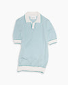 Peppermint Knitted Cotton Polo