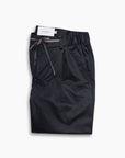 Black Cotton Casual Chino