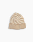 Ivory 'By Alyki' Wool & Cashmere Reversible Beanie