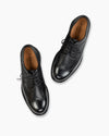 Black Wing-Tip Brogue Shoes