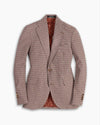 Chestnut Geometric Cotton Blazer