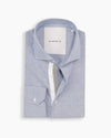 Mid Blue Oxford Twin Trim Shirt