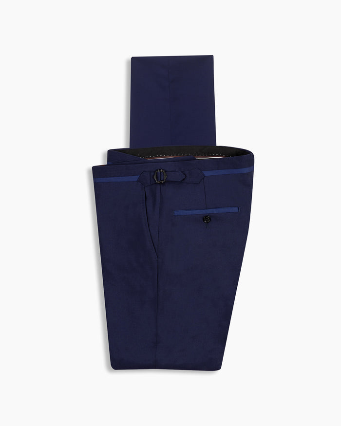 Ink Blue Contrast Trim Pant