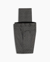 Grey Check Wool &amp; Cashmere Pant