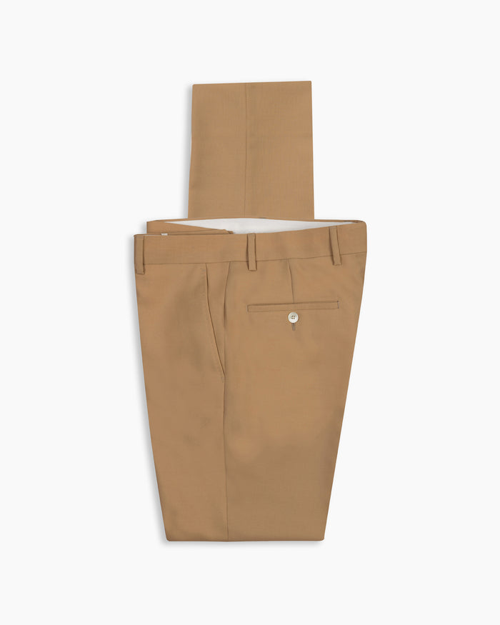 Caramel Flat Front Pant
