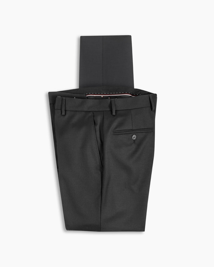 Grey Flat Front Pant