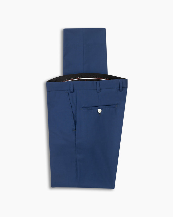 Cobalt Blue Flat Front Pant
