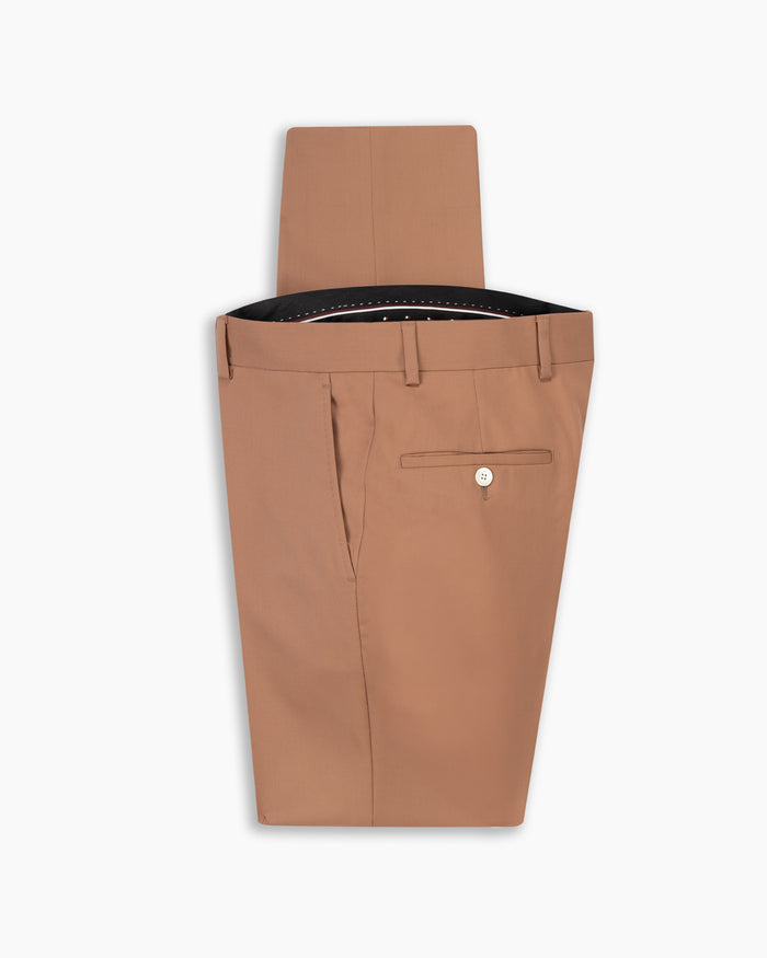 Salmon Flat Front Pant