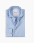 Sky Herringbone Luxury Shirt