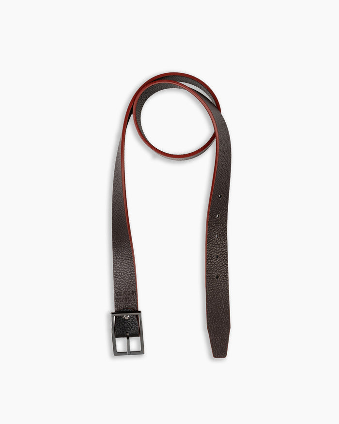 Black & Brown Reversible Leather Belt