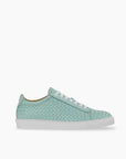 Mint Green Hand Woven Sneakers
