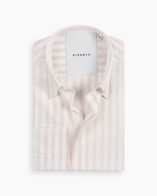 Pastel Pink Stripe Nascosto Shirt