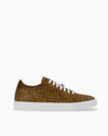 Olive Dip-Dye Woven Sneakers