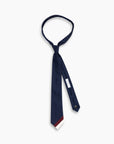 Navy Contrast Patchwork Handmade Tie