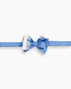 Sky Contrast Patchwork Handmade Bow Tie