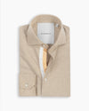 Sand Oxford Twin Trim Shirt